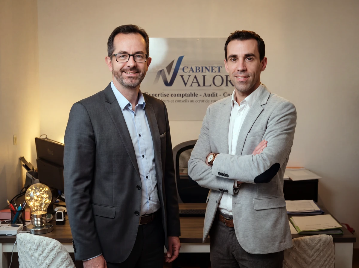 Guillaume Larrivoire et Frédéric Hubert, expert-comptable